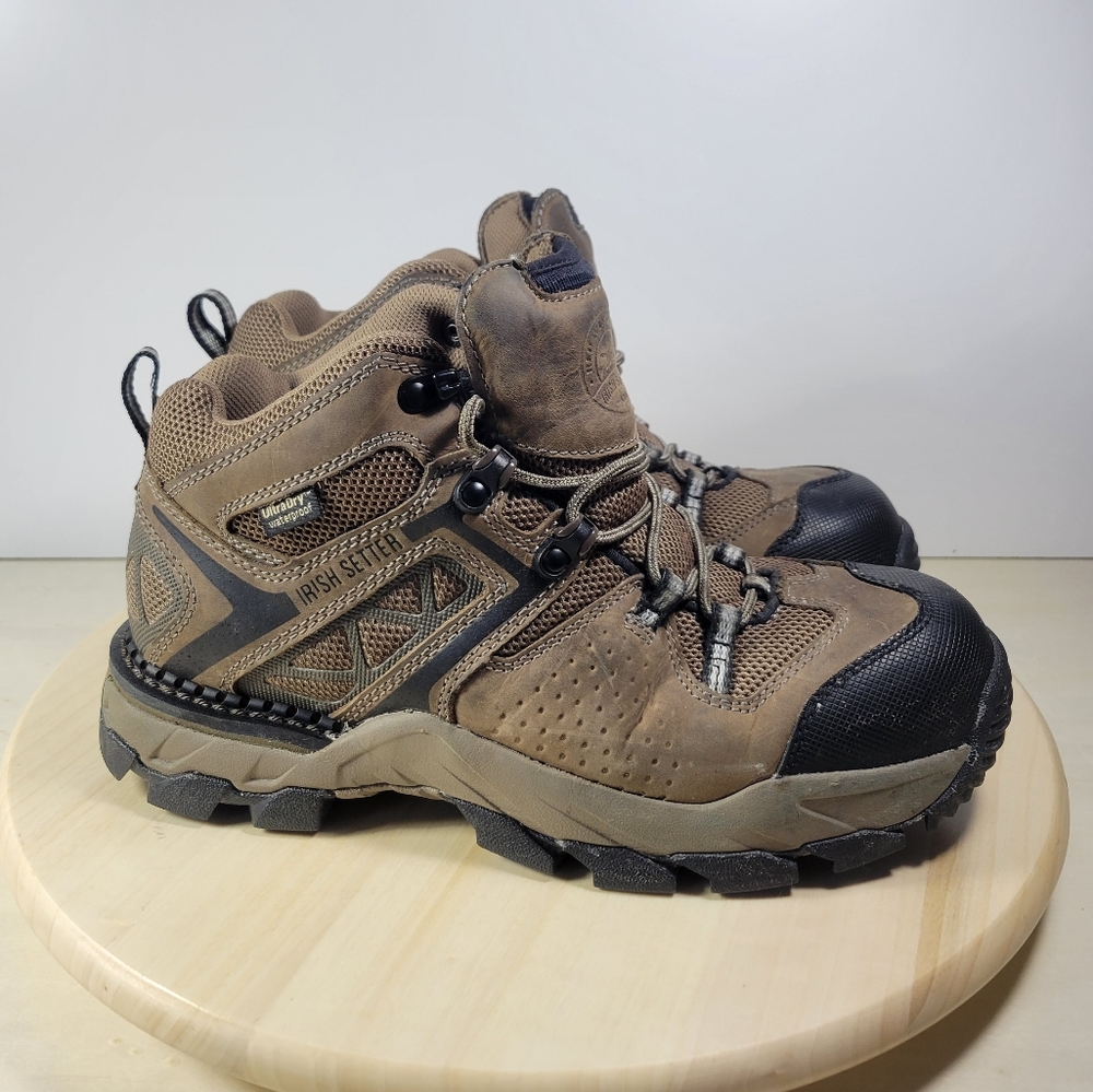 Red Wing Irish Setter Crosby Waterproof Hiking High Traffic Boots Womens Size 10